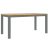 Ensemble à manger Panama 5 pcs gris bois de pin massif 