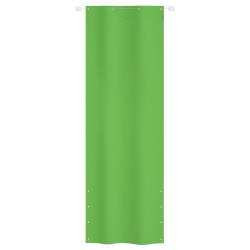 Écran de balcon Vert clair 80x240 cm Tissu Oxford 