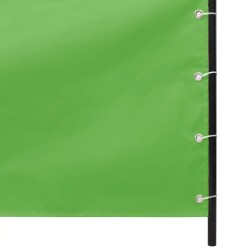 Écran de balcon Vert clair 80x240 cm Tissu Oxford 