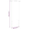 Écran de balcon Vert clair 80x240 cm Tissu Oxford 