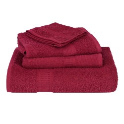 Essuie-mains 2 pcs bordeaux 50x100 cm 360 g/m² 100% coton 