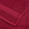 Essuie-mains 2 pcs bordeaux 50x100 cm 360 g/m² 100% coton 