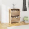 Armoire à chaussures 57,5x33x80 cm Bois d'ingénierie 