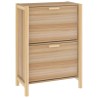 Armoire à chaussures 57,5x33x80 cm Bois d'ingénierie 