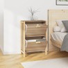 Armoire à chaussures 57,5x33x80 cm Bois d'ingénierie 