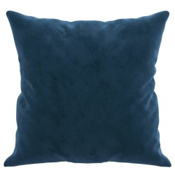 Coussins décoratifs lot de 2 Bleu 40x40 cm Velours 