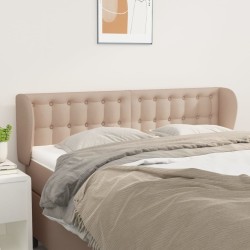 Tête de lit avec oreilles Cappuccino 147x23x78/88 cm Similicuir 