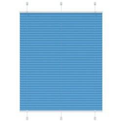 Store plissé bleu 105x100 cm largeur du tissu 104,4cm polyester 