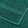 Serviettes de visage 10 pcs vert 30x30 cm 360 g/m² 100% coton 