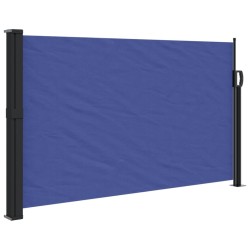 Auvent latéral rétractable bleu 120x500 cm 