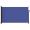 Auvent latéral rétractable bleu 120x500 cm 