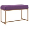 Banc 80 cm Violet Velours 