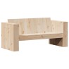 Salon de jardin 2 pcs bois de pin massif 
