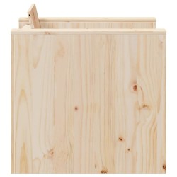 Salon de jardin 2 pcs bois de pin massif 