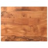 Dessus de table 80x60x3,8 cm rectangulaire bois massif d'acacia 