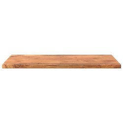 Dessus de table 80x60x3,8 cm rectangulaire bois massif d'acacia 