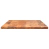 Dessus de table 80x60x3,8 cm rectangulaire bois massif d'acacia 