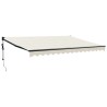 Auvent rétractable automatique crème 4x3 m 