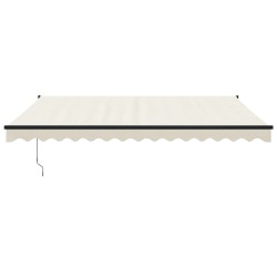 Auvent rétractable automatique crème 4x3 m 
