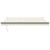 Auvent rétractable automatique crème 4x3 m 