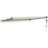 Auvent rétractable automatique crème 4x3 m 