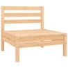 Salon de jardin 8 pcs Bois de pin massif 