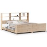 Cadre de lit sans matelas 180x200 cm bois massif de pin 