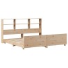 Cadre de lit sans matelas 180x200 cm bois massif de pin 