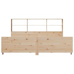 Cadre de lit sans matelas 180x200 cm bois massif de pin 