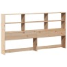 Cadre de lit sans matelas 180x200 cm bois massif de pin 