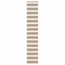 Store zèbre marron sable largeur du tissu 40,9 cm polyester 