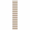Store zèbre marron sable largeur du tissu 40,9 cm polyester 