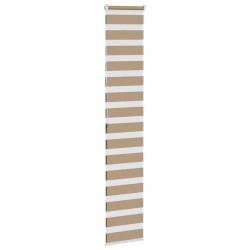 Store zèbre marron sable largeur du tissu 40,9 cm polyester 