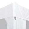 Tente de réception 3x4 m Blanc 