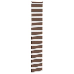 Store zèbre marron 45x200 cm largeur du tissu 40,9 cm polyester 