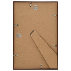 Collage de cadres photo 3 pcs de mur table Bronze 70x90 cm MDF 