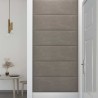 Panneaux muraux 12 pcs Gris clair 90x30 cm Velours 3,24 m² 