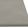 Panneaux muraux 12 pcs Gris clair 90x30 cm Velours 3,24 m² 