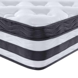 Matelas à ressorts ensachés moyen 200x200 cm 