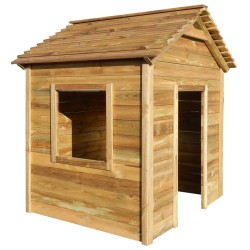 Maisonnette d'extérieur 120x120x146 cm Bois de pin 