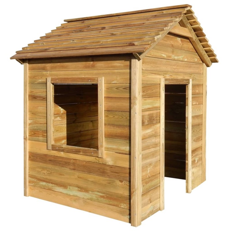 Maisonnette d'extérieur 120x120x146 cm Bois de pin 