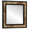 Miroirs 2 pcs 50x2x50 cm Bois Acacia 
