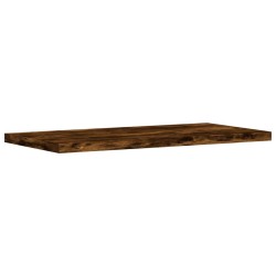 Étagères murales 4 pcs chêne fumé 40x20x1,5cm bois d'ingénierie 