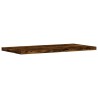 Étagères murales 4 pcs chêne fumé 40x20x1,5cm bois d'ingénierie 