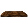Étagères murales 4 pcs chêne fumé 40x20x1,5cm bois d'ingénierie 