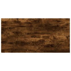 Étagères murales 4 pcs chêne fumé 40x20x1,5cm bois d'ingénierie 