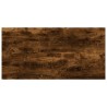 Étagères murales 4 pcs chêne fumé 40x20x1,5cm bois d'ingénierie 