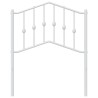 Tête de lit métal blanc 75 cm 