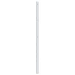 Tête de lit métal blanc 75 cm 