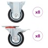 16 pcs Roulettes 75 mm 